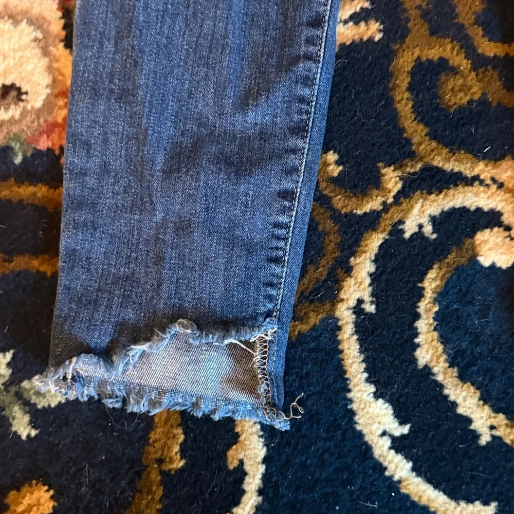 Joe’s High Rise Skinny ankle‎ distressed jeans- worn a few times.